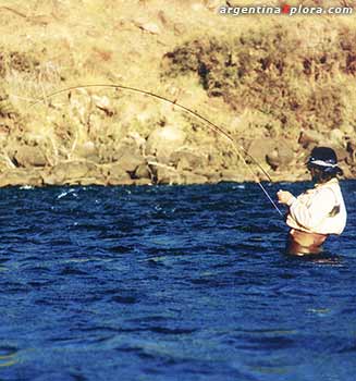 Efraín Castro Briz - Pesca en Aluminé