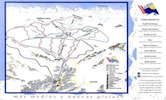 Mapa de pistas dde ski de La Hoya