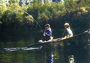 Pesca con Mosca en el lago