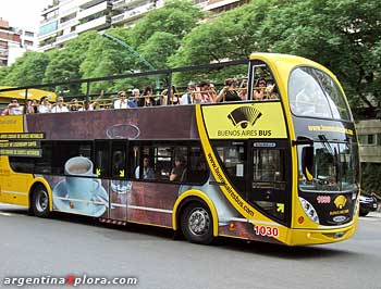 Bus Turístico que recorre Buenos Aires