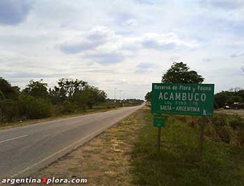 Acceso a la Reserva de flora y fauna de Acambuco