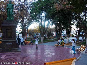 Plaza en Santa María, Catamarca