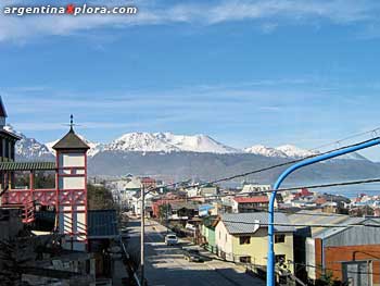 Vista de la ciudad de Ushuaia
