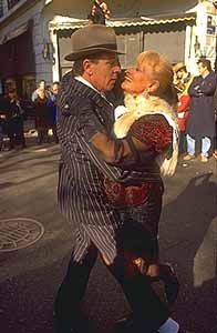 street tango show in San Telmo, Buenos Aires